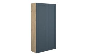 Abbi 600mm Slim 2 Door Storage Unit - Matt Arley Blue (Oak Cab)